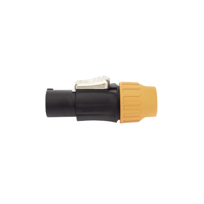 POWERCOM,  línea, neutro y conexión a tierra de seguridad preadaptada IP65 Color Negro