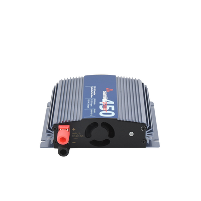 Inversor de Corriente Onda Modificada (CD-CA). Potencia Nominal 450 W, Ent:12Vcc, Sal: 115Vca 60 Hz.