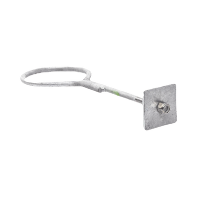 Ancla con Aro, largo: 40 cm. de 1/2" de espesor para Losa o Pared. Galvanizado por Inmersión.