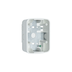 Caja de Montaje en Pared para Bocina y Bocina con Lampara Estroboscopica, Color Blanco