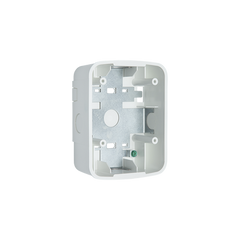Caja de Montaje en Pared para Bocina y Bocina con Lampara Estroboscopica, Color Blanco