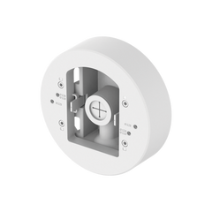 Montaje adaptador para instalacion en poste de camaras Domo y Bala serie X o P marca Hanwha