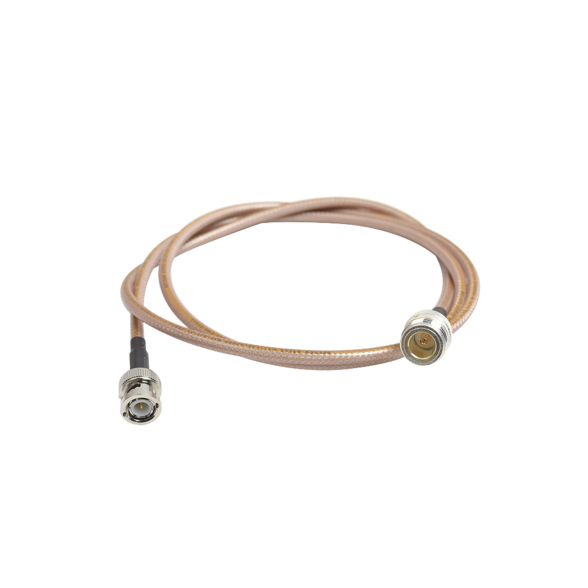 Jumper Fabricado con Cable LP-142 Conectores BNC/N Hembra de 110 cm (43.31 Pulgadas).