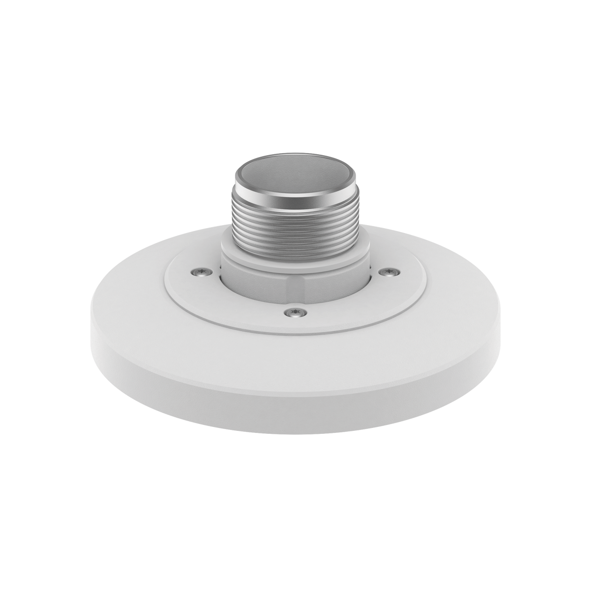 Adaptador tipo Plato necesario para montar en Pared o Techo Cámaras Hanwha serie QNV-C