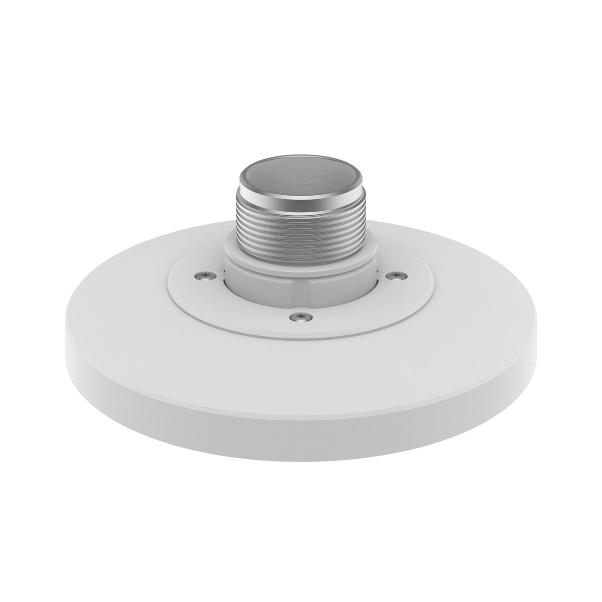 Adaptador tipo plato para Cámara tipo domo Hanwha, necesario para usar accesorios de pared o techo, verificar lista de compatibilidad