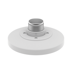 Adaptador tipo plato para Cámara tipo domo Hanwha, necesario para usar accesorios de pared o techo, verificar lista de compatibilidad