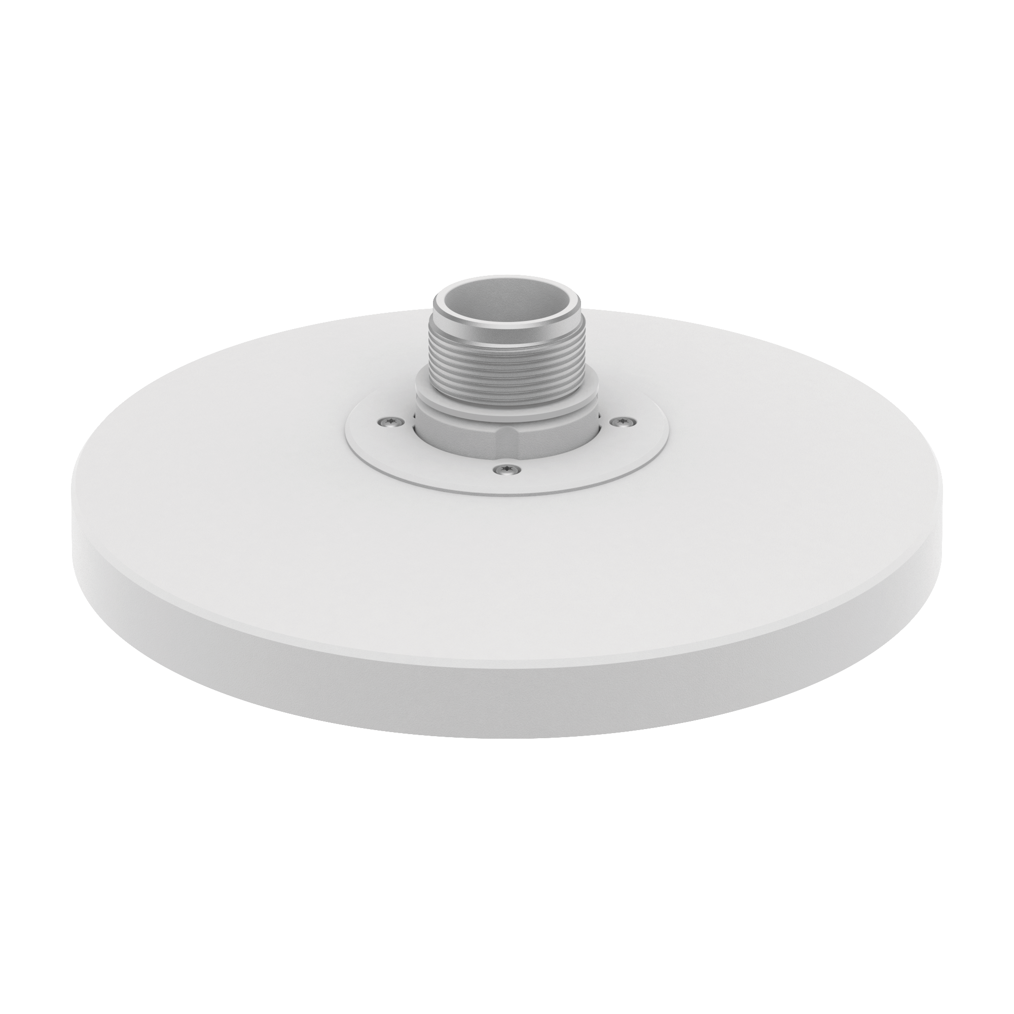 Adaptador tipo plato para Cámara Multisensor serie P necesario para usar accesorios de pared o techo, verificar lista de compatibilidad