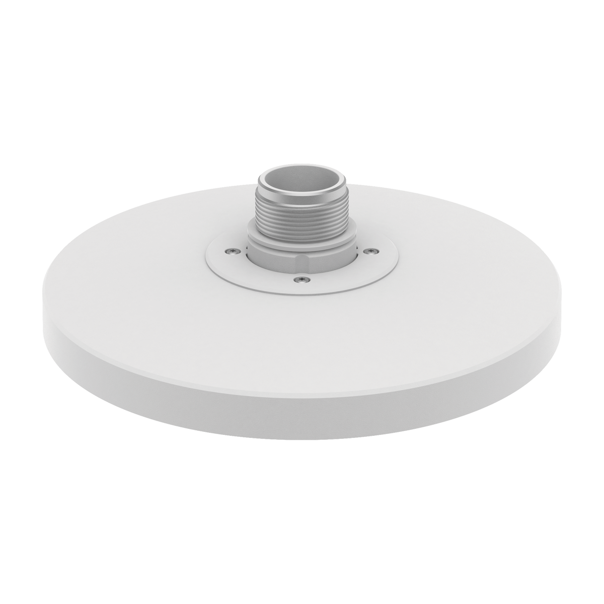 Adaptador tipo plato para Cámara Multisensor serie P necesario para usar accesorios de pared o techo, verificar lista de compatibilidad