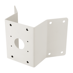 Adaptador de esquina compatible con montaje de pared SBP-300WM1, para domos fijos y PTZ Wisenet en interior o exterior