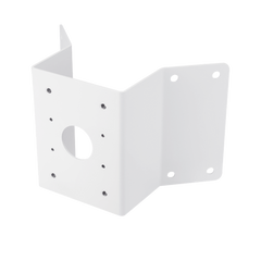 Adaptador de esquina compatible con montaje de pared SBP-300WM1, SBP-300WMW1 para domos fijos y PTZ Wisenet