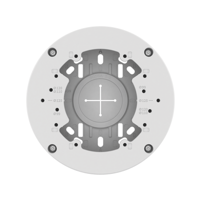 Caja de conexion para tipo Domo y Flat-eye Hanwha  QNE-8011R, QNE-8021R, QND-6011, QNV-C8083R, QNV-C9083R