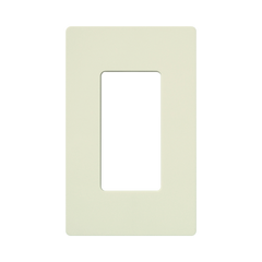 Tapa Color Biscuit para interruptor o dimmer Lutron, 1 gang, limpio y moderno