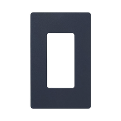 Placa de pared 1 espacio, para atenuador (dimmer), apagador ó control remoto inalámbrico LUTRON.