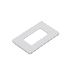 Tapa Color Blanco Satin para interruptor o dimmer Lutron, 1 gang, limpio y moderno