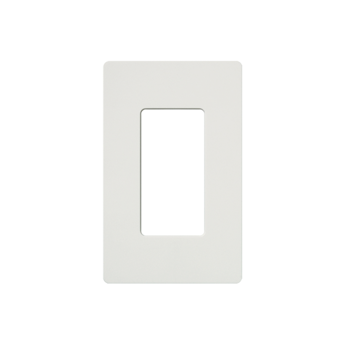 Tapa Color Blanco Satin para interruptor o dimmer Lutron, 1 gang, limpio y moderno