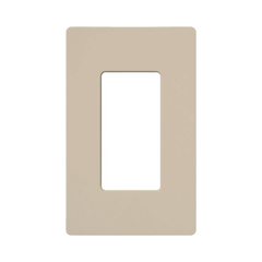 Tapa Color Taupe para interruptor o dimmer Lutron, 1 gang, limpio y moderno
