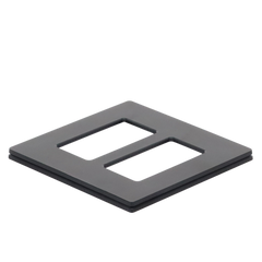 TAPA P/SWITCH /DIMMER 2 ESPACIOS