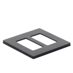 TAPA P/SWITCH /DIMMER 2 ESPACIOS