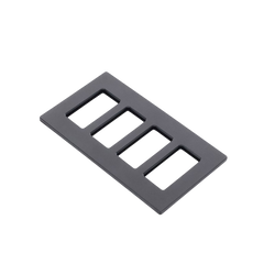 PLACA DE PARED 4 ESPACIOS