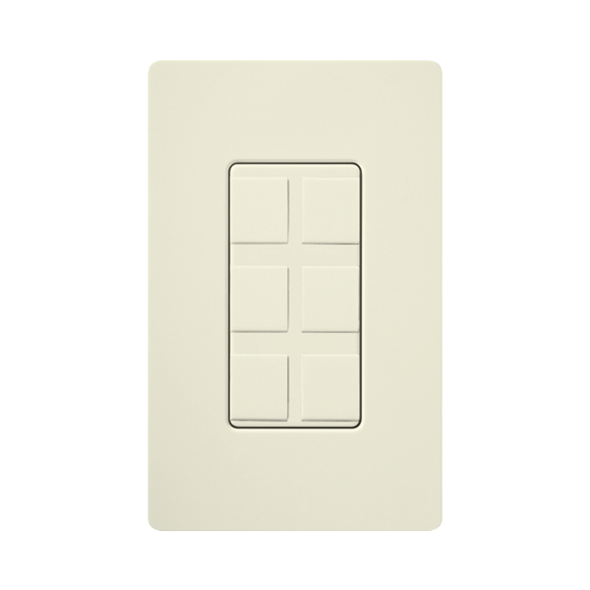 Caja de pared para varios contactos de red o tel, 6 mini espacios