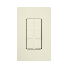 Caja de pared para varios contactos de red o tel, 6 mini espacios