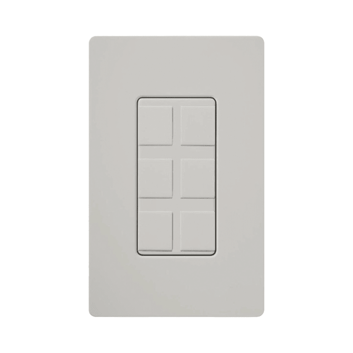 Caja de pared para varios contactos de red o tel, 6 mini espacios