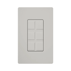 Caja de pared para varios contactos de red o tel, 6 mini espacios