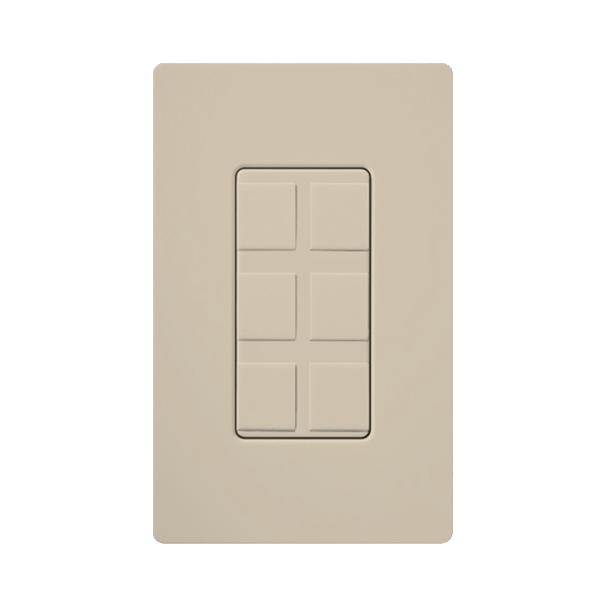 Caja de pared para contactos varios, 6 mini espacios.