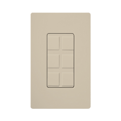 Caja de pared para contactos varios, 6 mini espacios.