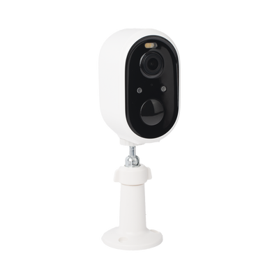 Cámara IP de Batería (Gran Angular) 3 Megapixel | WiFi | Audio Bidireccional | Batería Recargable 5200 mAh | IP65 |Exterior con Protección|  Estadísticas de Energía | Detección de Humanos | Incluye Panel So