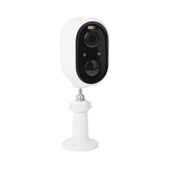 Cámara IP de Batería (Gran Angular) 3 Megapixel | WiFi | Audio Bidireccional | Batería Recargable 5200 mAh | IP65 |Exterior con Protección|  Estadísticas de Energía | Detección de Humanos | Incluye Panel So