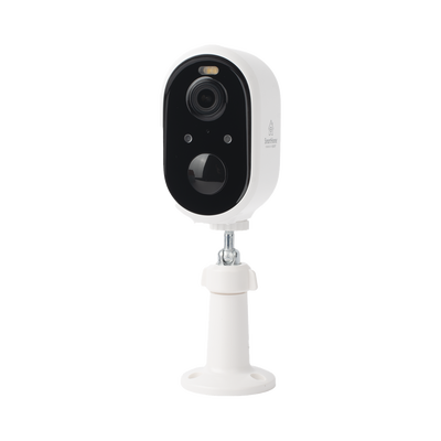 Cámara IP de Batería (Gran Angular) 3 Megapixel | WiFi | Audio Bidireccional | Batería Recargable 5200 mAh | IP65 |Exterior con Protección|  Estadísticas de Energía | Detección de Humanos | Incluye Panel So