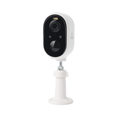 Cámara IP de Batería (Gran Angular) 3 Megapixel | WiFi | Audio Bidireccional | Batería Recargable 5200 mAh | IP65 |Exterior con Protección|  Estadísticas de Energía | Detección de Humanos | Incluye Panel So