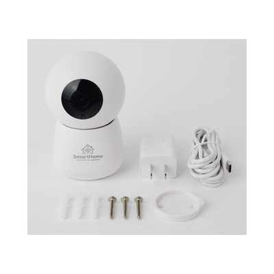 Mini Cámara IP PT 4 Megapíxel | Wi-Fi | Seguimiento Inteligente |  Detección de mascotas |  Audio Bidireccional | Notificación Push | Ranura para Memoria | Uso en Interior | Ángulo de vision: 102°