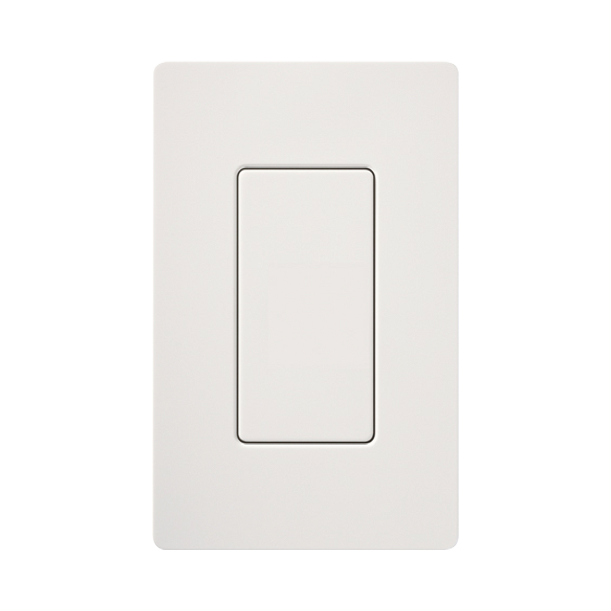 Placa ciega de pared color blanco Snow