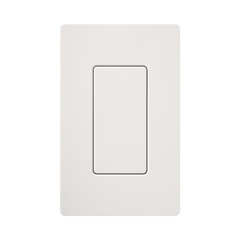 Placa ciega de pared color blanco Snow
