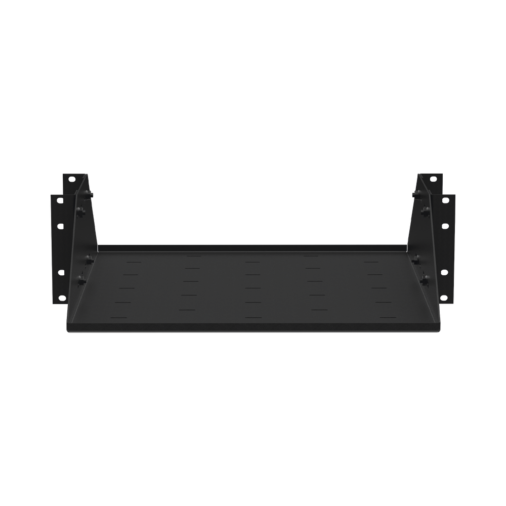Charola para Soportar Equipos en Rack de 19", Profundidad Ajustable hasta 484 mm. 150 Kg  de Carga, Compatible con Racks de Doble Perforación, 3U