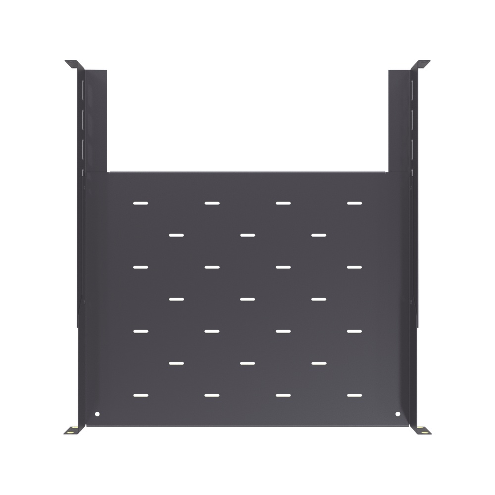 Charola para Gabinetes y Racks de Pared de 4 puntos de Fijación, Profundidad Ajustable de 347 a 489 mm