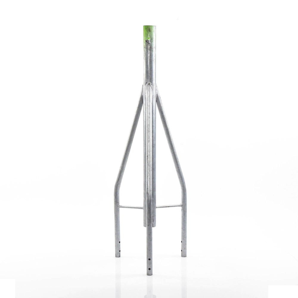 Tramo de Remate (Copete) para Tramo STZ-30 Galvanizado Electrolítico con Opresores para Pararrayo.