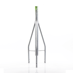 Tramo de Remate (Copete) para Tramo STZ-30 Galvanizado Electrolítico con Opresores para Pararrayo.