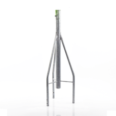 Tramo de Remate (Copete) para Tramo STZ-30 Galvanizado Electrolítico con Opresores para Pararrayo.