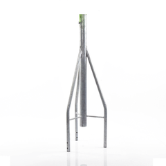 Tramo de Remate (Copete) para Tramo STZ-30 Galvanizado Electrolítico con Opresores para Pararrayo.