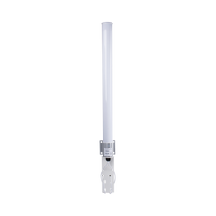 Antena Omnidireccional en 2.4 GHz, Rango de Frecuencias (2.3 - 2.5 GHz), Ganancia de 10 dBi, Doble Polaridad MIMO 2x2, Incluye Jumpers