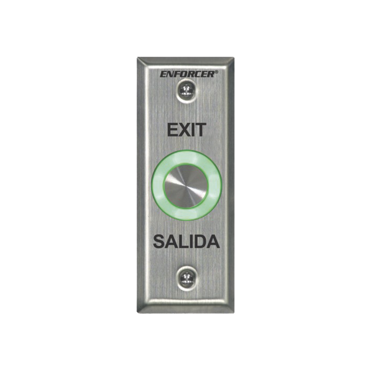 Botón de Salida con Aro Iluminado Color Verde y Rojo / IP65 / Buzzer / Función Toggle (Enclavado) / Temporizador  / Relevador NC/NO/ Uso Exterior e Interior.