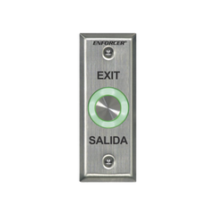 Botón de Salida con Aro Iluminado Color Verde y Rojo / IP65 / Buzzer / Función Toggle (Enclavado) / Temporizador  / Relevador NC/NO/ Uso Exterior e Interior.