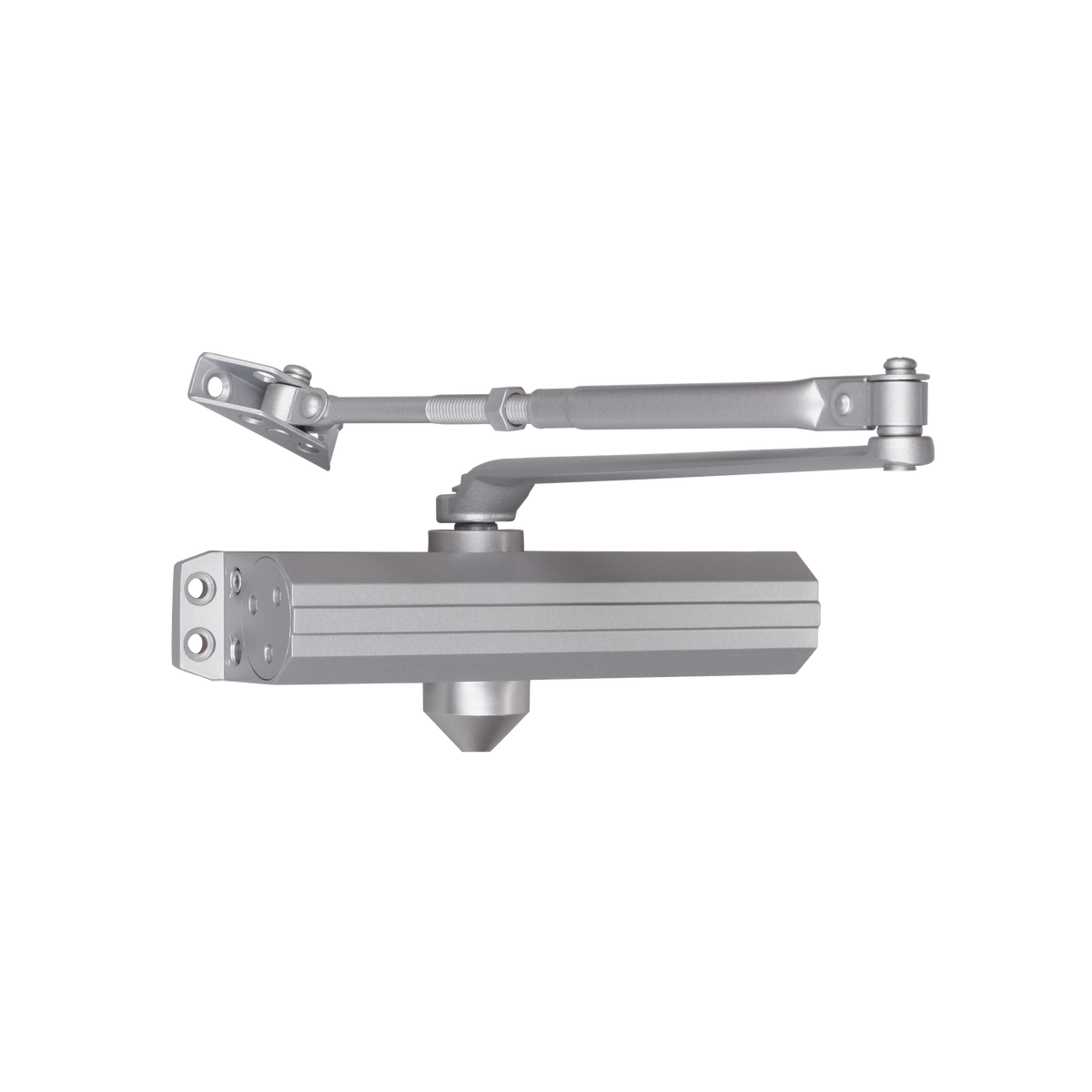 Cierra Puertas  / De Superficie / Puertas de Metal / Puertas de Madera / Ajustable para Tamaños 1~6 / Puertas Hasta 150 kg / Incluye Herrajes / Brazos de Acero Forjado