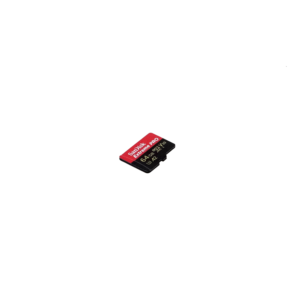 SANDISK EXTREME PRO MICROSD CARD 64GB, INCLUYE ADAPTADOR