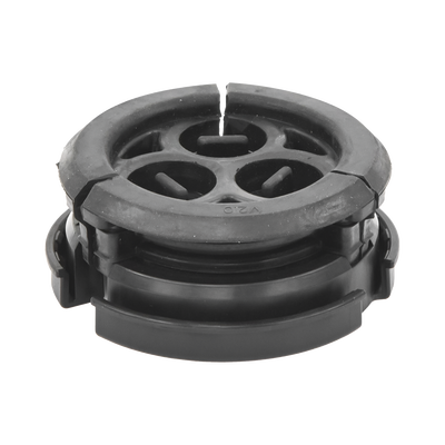 Bota pasamuro de 4". Incluye 3 orificios para cable coaxial de 7/8"