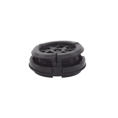 Bota pasamuro de 4". Incluye 4 orificios para cable coaxial de 1/2"