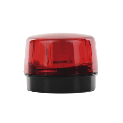 Luz Estroboscópica LED (55) / Patrones de Parpadeo Ajustables / 8 Patrones / Batería de Respaldo / 12-24 Vcc/Vca / Resistente al Clima IP66/IP55
